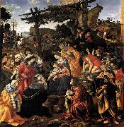 Filippino Lippi Adoration of the Magi oil painting artist